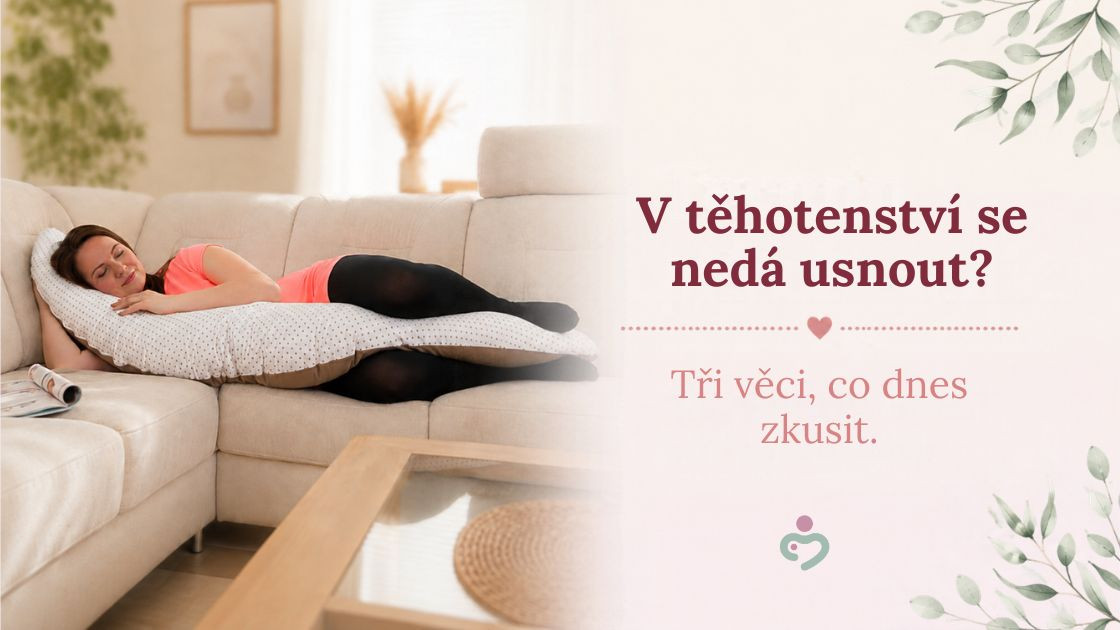 Jak spát na boku v těhotenství: kyčle, večerní rutina a klidnější noc