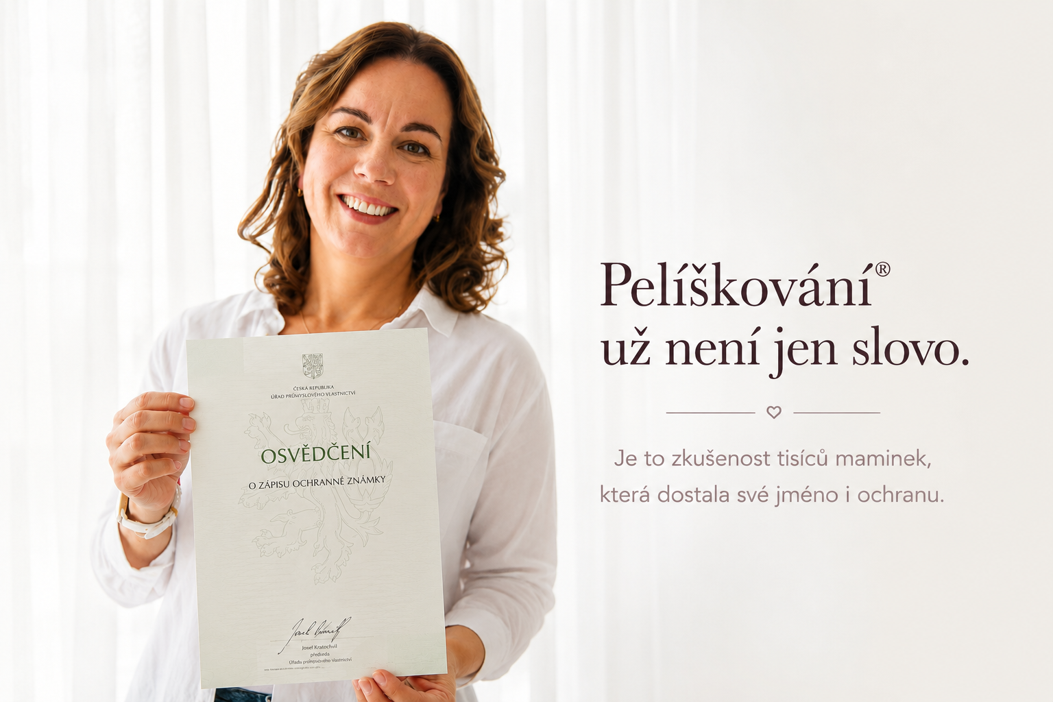 Pelíškování® je teď oficiálně chráněná značka — a co to znamená pro Tebe a Tvoje miminko Pelíškování® je teď oficiálně chráněná značka — a co to znamená pro Tebe a Tvoje miminko